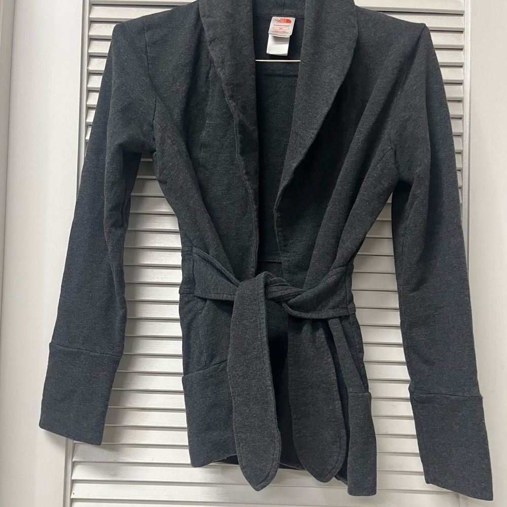 THE NORTHFACE ✨Charcoal Gray Open Front Cardigan